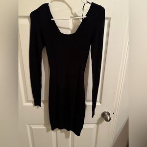 Black Guess Sweater Dress